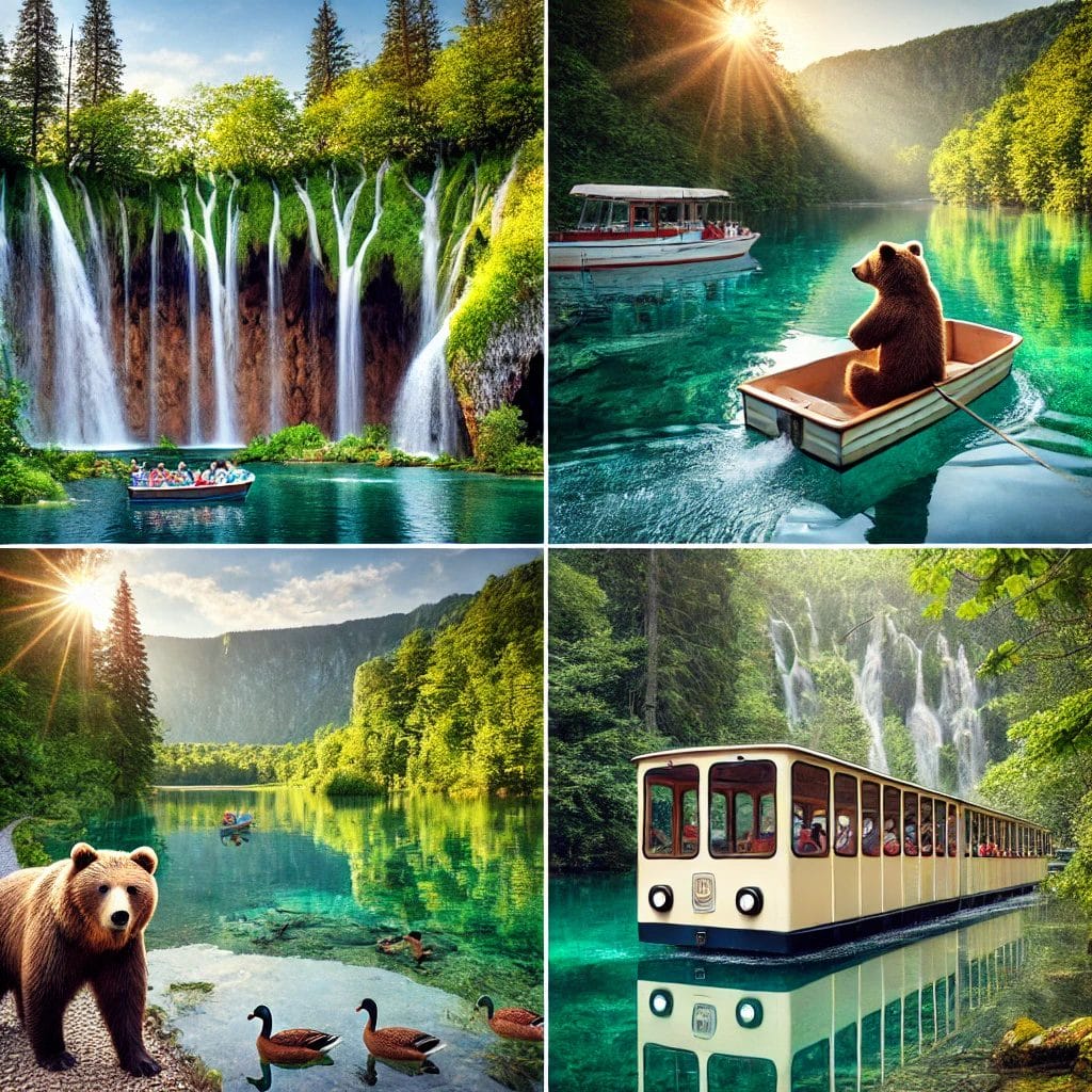 Le parc est classé au patrimoine mondial de l’UNESCO.Les seize lacs et cascades sont un spectacle naturel unique.